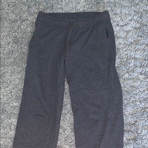 Gray Reebok sweatpants